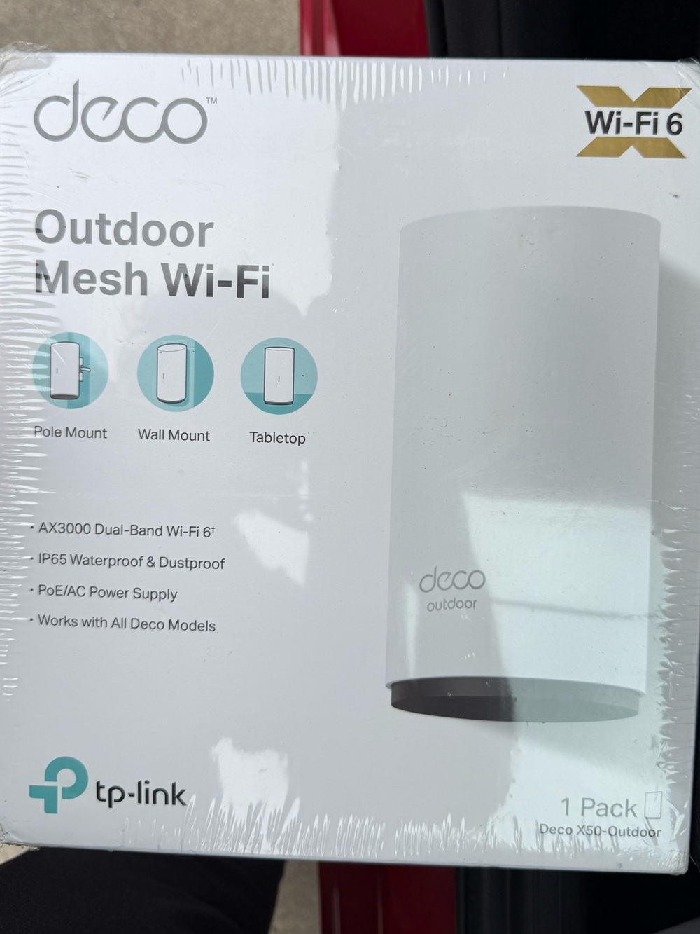 Deco TP-Link outdoor x-50 Router WiFi 6 sealed new in box